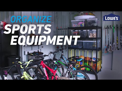 How to Organize Sports Equipment in a Garage?